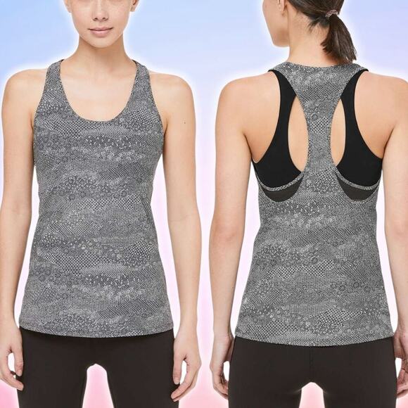 LULULEMON Cross Conditioning 2-In-1 Tank Medium Support Sz 4 - Picture 1 of 10